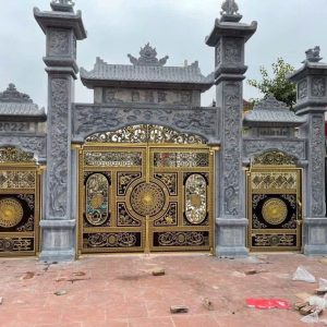 CỬA - CỔNG NHÔM ĐÚC - TP01